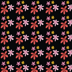 seamless pattern with flowers