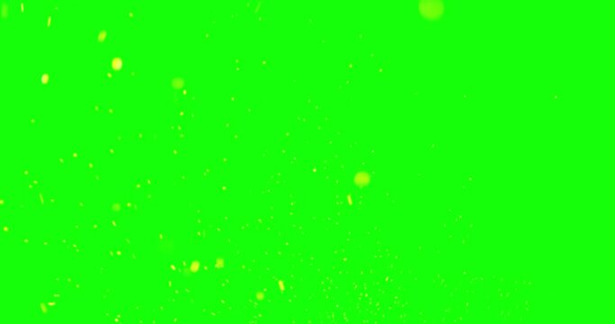 Fire Embers, Fire Particles use green screen