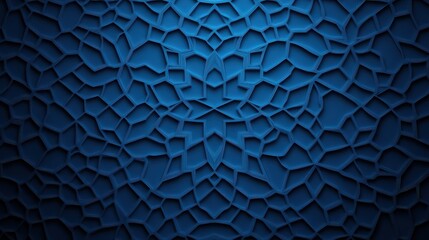 Elegant dark blue gradient with geometric abstract patterns creating a modern and sophisticated background design