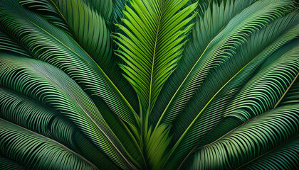 stunning tropical palm leaves nature s artistic beauty