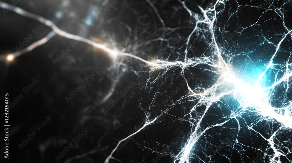 Poster exploring intricate neural networks in stunning 4k with ai technology