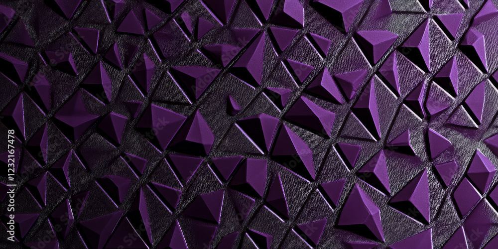 Poster dark purple and silver geometric background for business presentation. abstract seamless triangular 