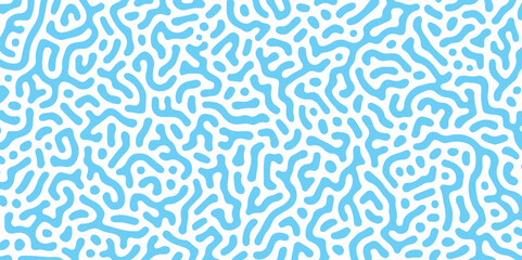 Fototapeta premium Abstract multicolor pattern styles of reaction biology diffusion turing on white background. Colorful wave abstract background seamless pattern. Waves, Swirls, lines, Spin Patterns. Monochrome, Turing