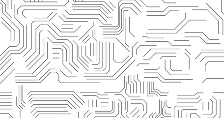 Abstract technology background with various technology elements. Hi-tech communication concept innovation background. Circuit board electronic or electrical line tech background.