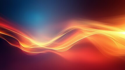 Obraz premium Subtle Waves of Light Shifting Across a Colorful Background