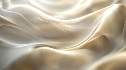 Obraz premium Subtle Waves of Light Shifting Across a Smooth Fabric Background