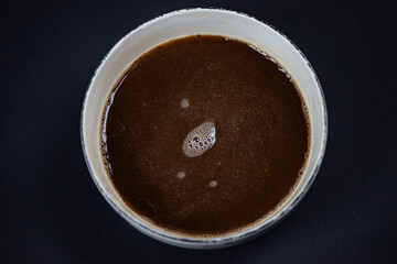 Corn popcorn and cooked corn in bamboo baskets