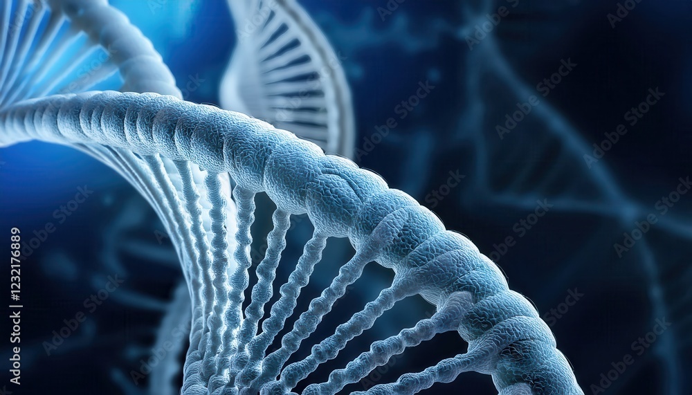 Poster firefly inspired design showcases a complex structure reminiscent of dna helices through illuminatin