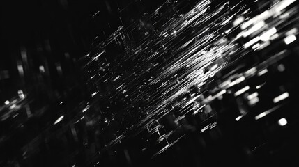 glitch noise on black background. Abstract random shapes,