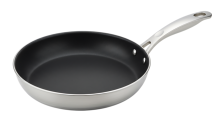 Premium Stainless Steel Frying Pan with Non-Stick Surface