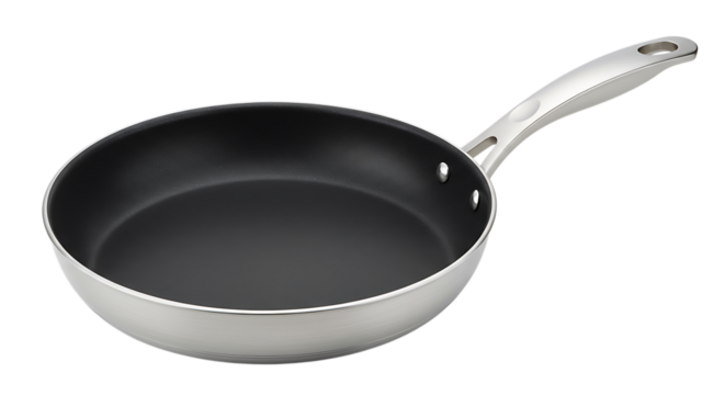 Premium Stainless Steel Frying Pan with Non-Stick Surface