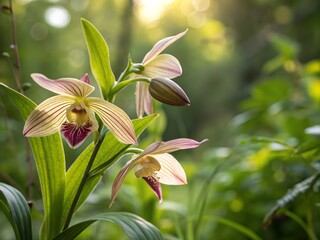 Obraz premium Orchid in soft morning light