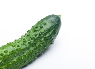 cucumber isolated on white background