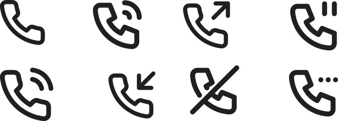phone icon set, Telephone call sign, Contact us, Vector illustration. Contact us, symbol, sign, logo vector. Cell phone pictogram communication icon. Vector
