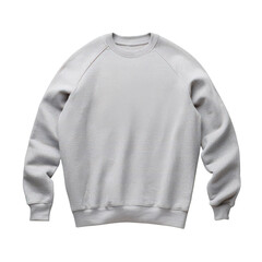 Fototapeta premium Gray sweatshirt on isolated background, perfect for casual wear