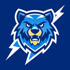 Obraz premium wolf head mascot