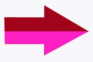 Red pink  arrow right