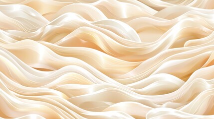 Obraz premium Flowing silk patterns textiles abstract art soft tones aerial view visual aesthetics for design