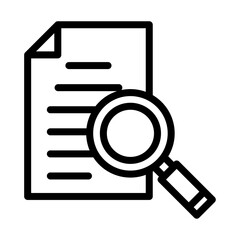 Case studies icon outline set sign