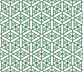 Seamless girih pattern. Girih 6. Traditional Islamic Design. Mosque decoration element. Seamless geometric pattern. Seamless islamic pattern. Background vector illustration. Morocco seamless vector pa