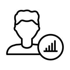 Personal assessment icon outline set sign