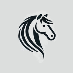 The majestic horse head logo