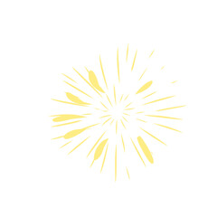 Obraz premium fireworks vector new year