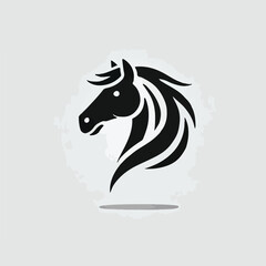 The majestic horse head logo