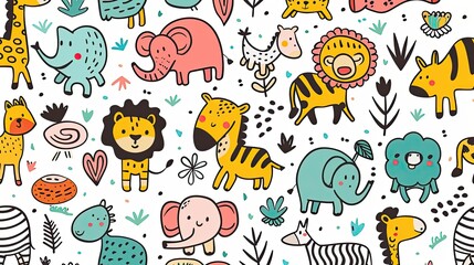 Abstract seamless pattern