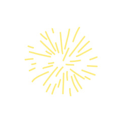 Obraz premium fireworks vector new year