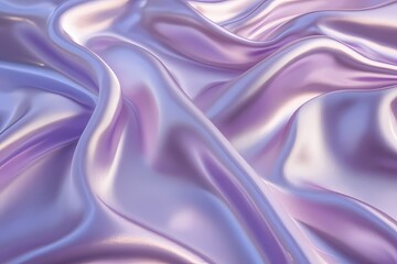 Obraz premium pastel purple shiny satin silk fabric background. smooth elegant wavy, luxurious Anniversary, Christmas, wedding, valentine, event, celebration concept.