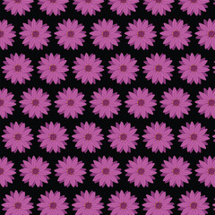 seamless pattern with flowers