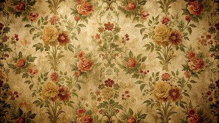 Distressed Spooky Floral Flock Wallpaper, aesthetic , ancient,  aesthetic , ancient,spooky, vintage, wallpaper, pattern, mysterious