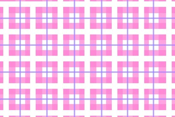 Pink plaid fabric, pink pattern, pink squares background, seamless pattern, tablecloth, plaid, pink and white checkered pattern, square pattern, background, wallpaper, fabric, textile, wrapping