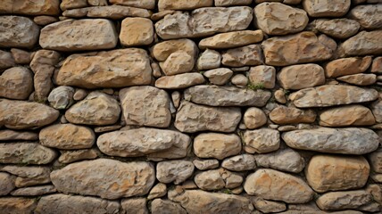 Rough stone wall