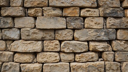 Fototapeta premium Layered stone masonry