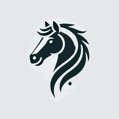 The majestic horse head logo