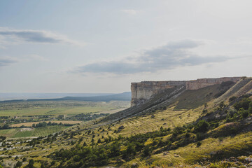 The White Rock in Crimea. View from above