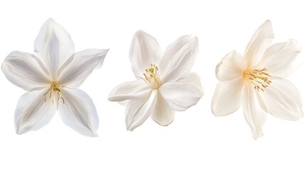 Fototapeta premium a group of diamonds on a white surface