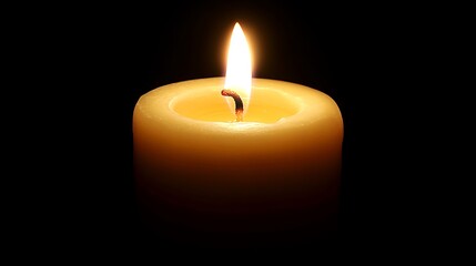 a group of candles lit up