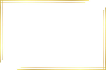 Simple Gold Border, Rectangle Gold Border, Gold Square Frame