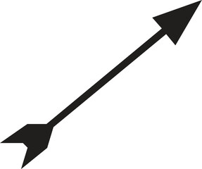 arrow icon silhouette vector