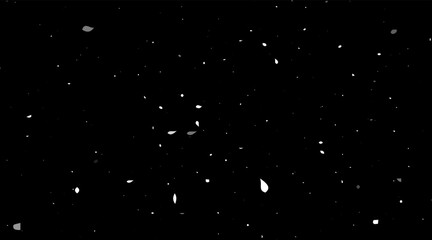 Seamless pattern subtle white grunge speckle on black background. Distress grain abstract texture with grungy splash dirty repeated pattern. Backdrop with specks, grit, scratches, rough sand effect  