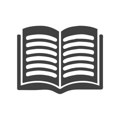 Modern Book Icon Vector for Digital Libraries