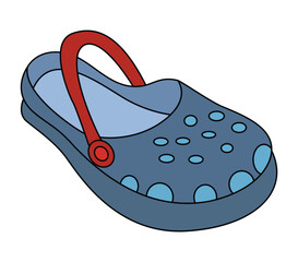 Everyday sandal isolated on white background