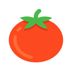 Red Tomato Vector Graphic for Design Projects
