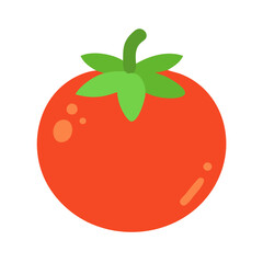 Red Tomato Vector Graphic for Design Projects