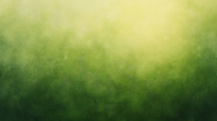 Lush green mist fading into the distance