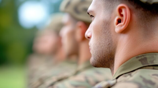 Soldiers display discipline in synchronized formations during drills