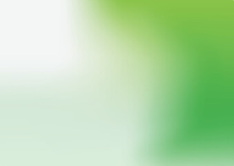Vector green and white gradient background.